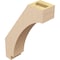 Ekena Millwork 3-inch W x 10-inch D x 14-inch H Imperial Rough Cedar Woodgrain TimberThane Knee Brace, Primed BRCUR03X10X14IMPRCPR - alternate 6